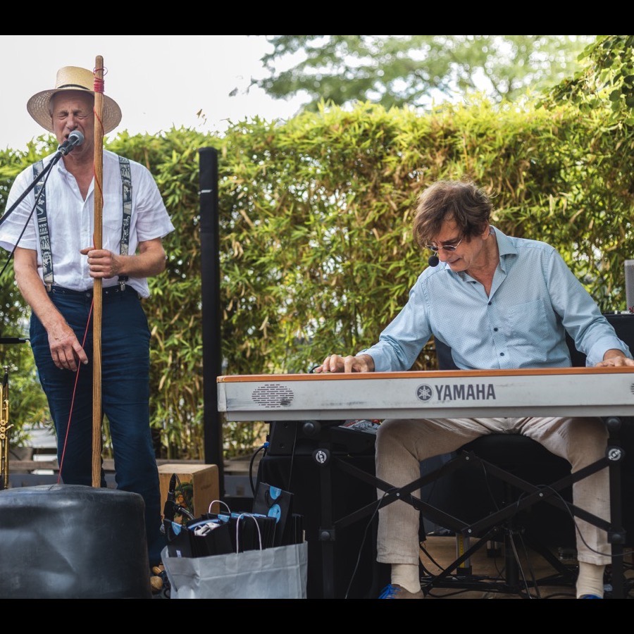 Live band at the summer party
