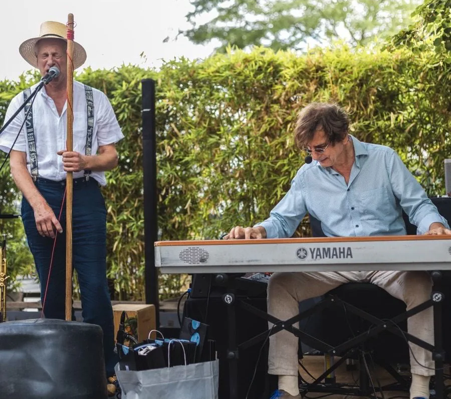 Live band at the summer party